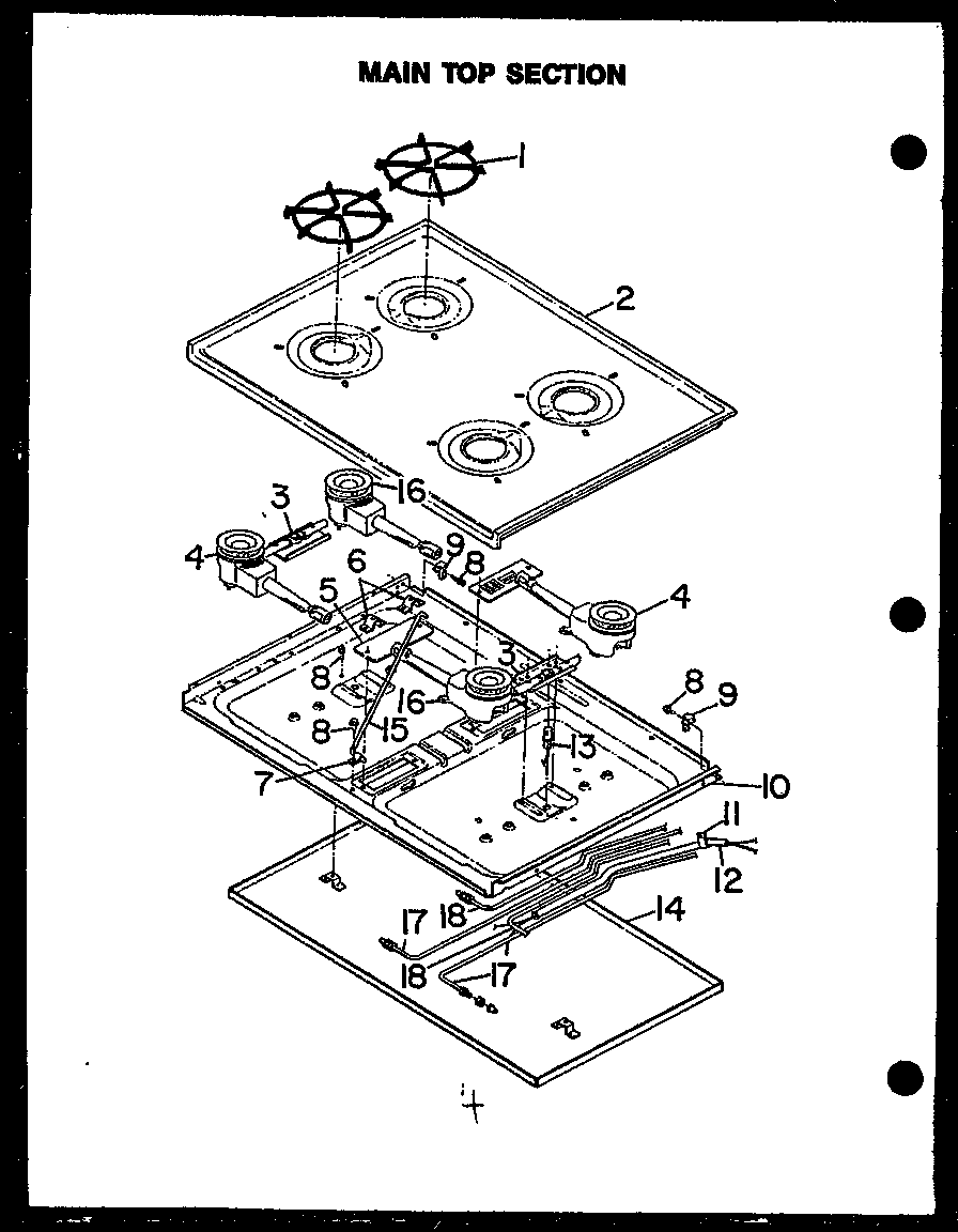Main top section