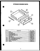 Storage drawer parts