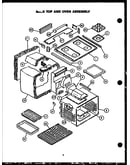Main top/oven assembly