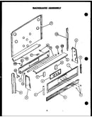 Backguard assembly (rss352-of) (rss353-of) (rss359-of) (rss354-of) (rss361-of) (rss363-of)