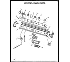 Modern Maid PHU201UB1/P1130740N control panel parts diagram