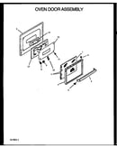 Oven door assembly