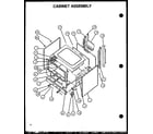 Amana LBP26AA5Y/P1141115NL cabinet assembly diagram