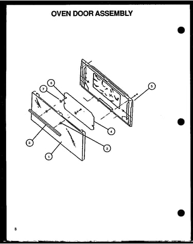 Oven door assembly