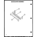 Amana LBP26AA0Y/P1141115NW backguard assembly diagram