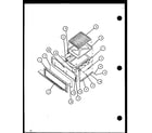 Caloric RLT307UW/P1141098NW broiler diagram
