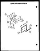 Oven door assembly
