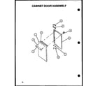 Amana CBP26AA cabinet door assembly (cbp29aa) diagram