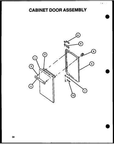 Cabinet door assembly (cbp29aa)