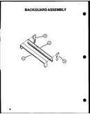 Backguard assembly (cbp22aa) (cbp24aa) (cbp26aa) (cbp29aa)