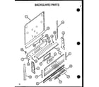 Caloric RST382UK-P1141220NK backguard parts (rst382uk/p1141220nk) (rst388uww/p1141221nw) diagram