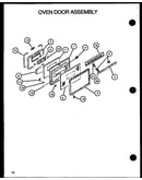 Oven door assembly
