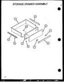 Storage drawer assembly