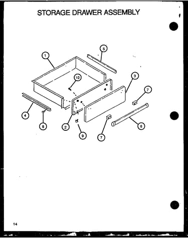 Storage drawer assembly