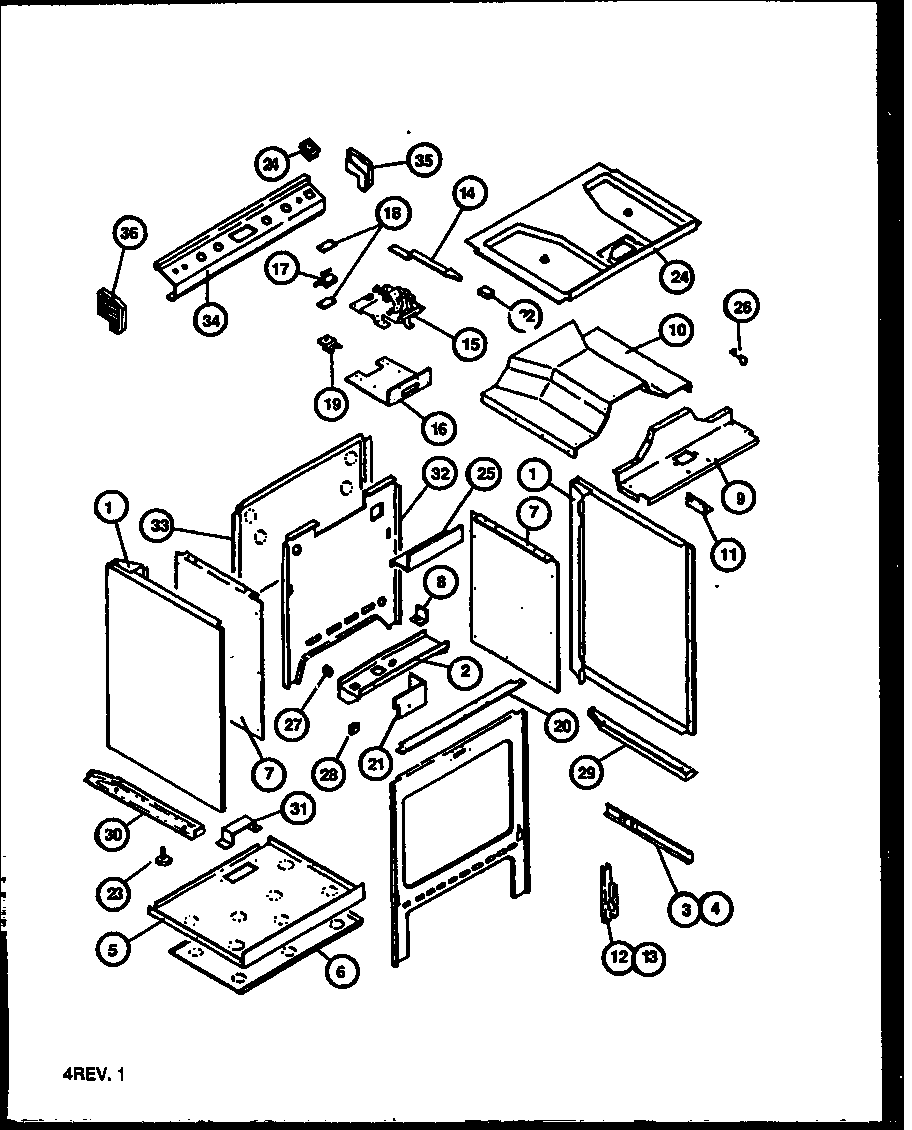 Oven cabinet