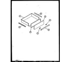 Caloric RST378UW-P1141203NW drawer diagram