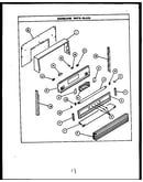 Backguard parts-glass (rsd354) (rsd359) (rsd363) (rsd379) (rsd369)
