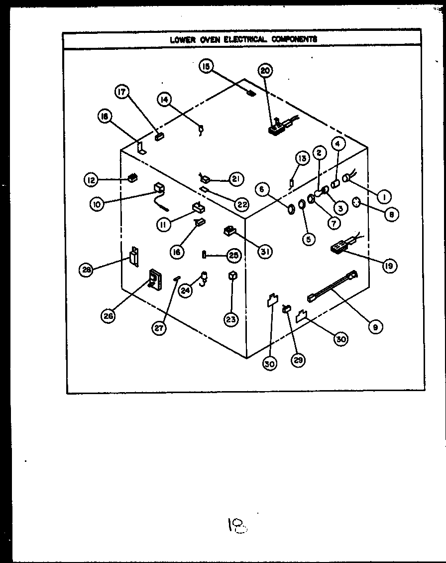 Lower oven electrical components (rsd350) (rsd353) (rsd352) (rsd354) (rsd359) (rsd363) (rsd379) (rsd369) (rsd398) (rsd399)