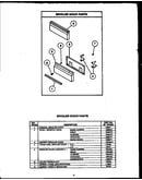 Broiler door parts