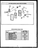 30" upper control panel parts (rmr345) (rlr359) (rmr359) (rlr364) (rmr364) (rlr395) (rmr395) (rlr398) (rmr398)