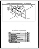 30" upper oven with electric ignition - gas components