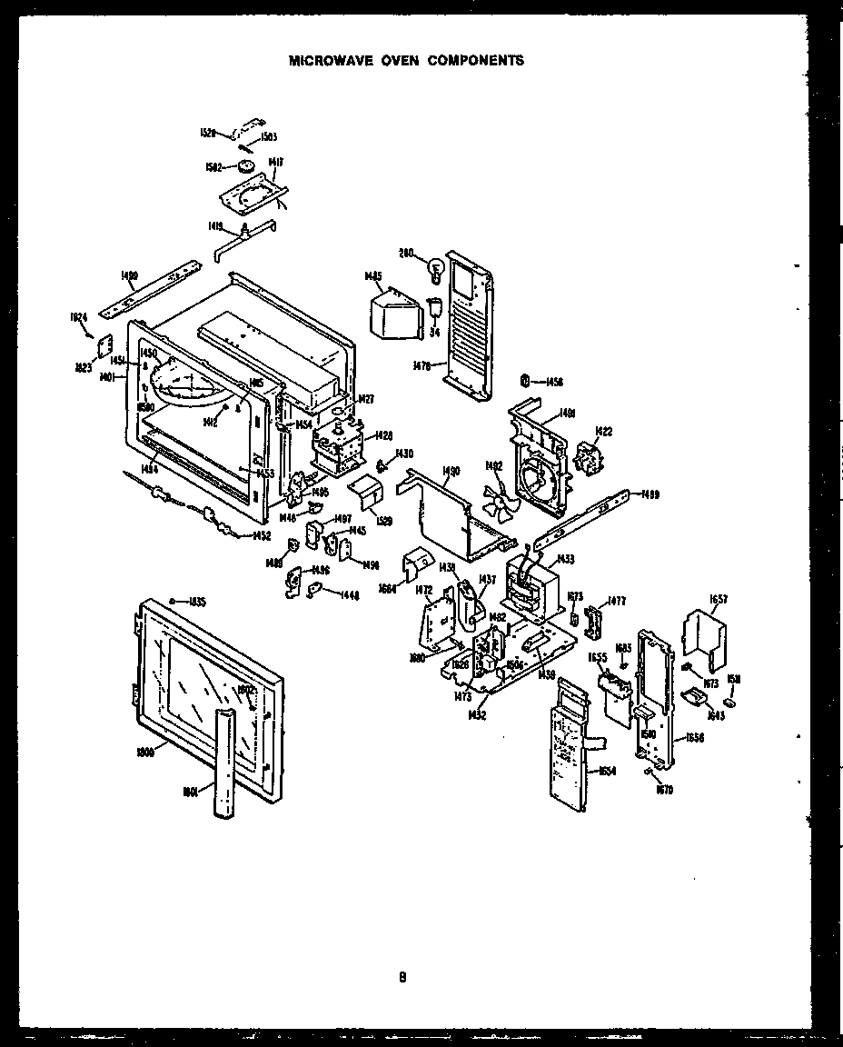 Microwave oven components