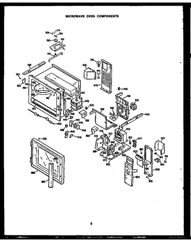 Microwave oven components