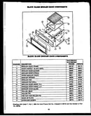 Black glass broiler door components (rld395) (rmd395) (rmd399)