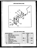 Upper oven control panel (rmd393) (rld395) (rmd399)