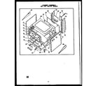 Caloric RLD640 cabinet assembly 20" (rld379) (rmd379) diagram