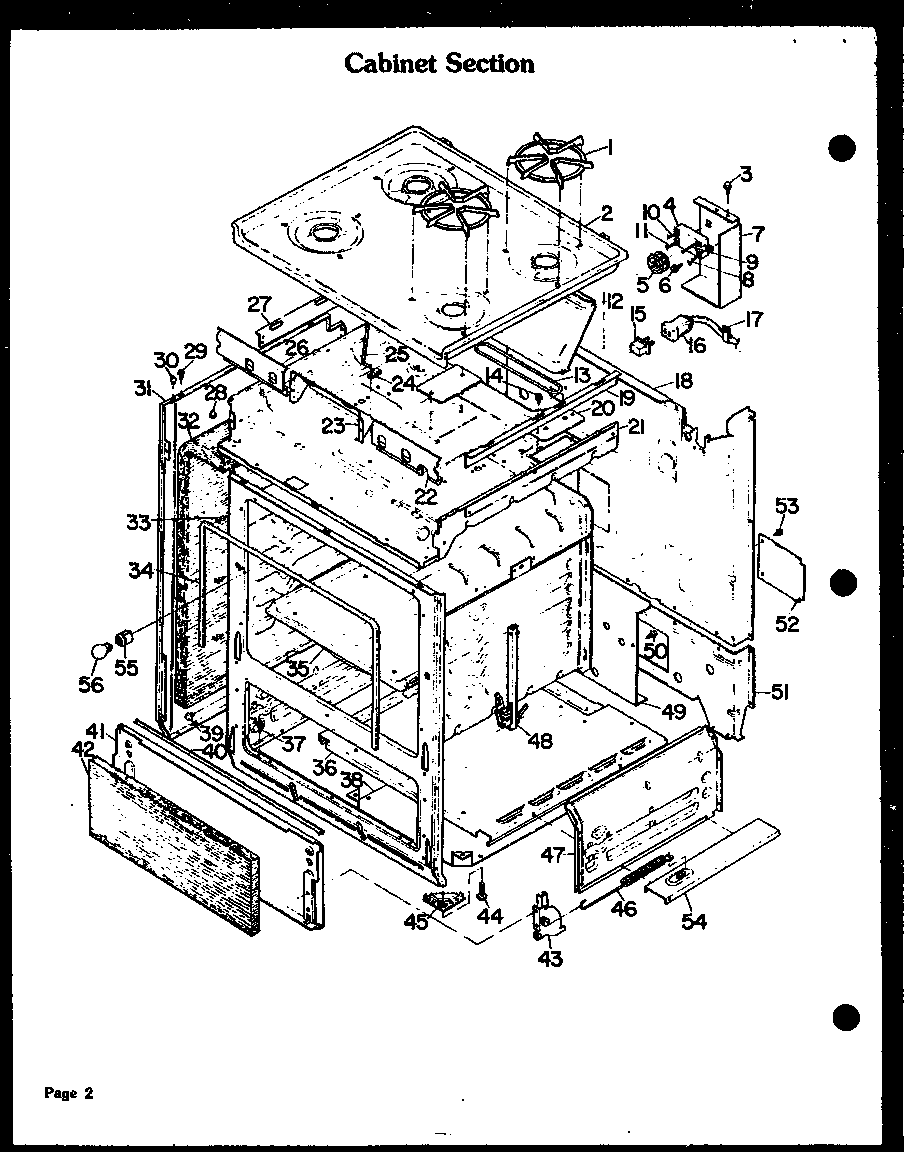 Cabinet section