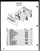 Oven door (qku-647)