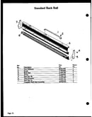 Standard back rail