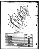 Upper oven door assembly (rla393) (rma393) (rla395) (rma395) (rma397)