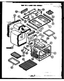 Main top/lower oven assembly
