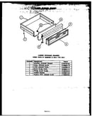 Lower storage drawer