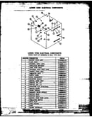 Lower oven electrical components