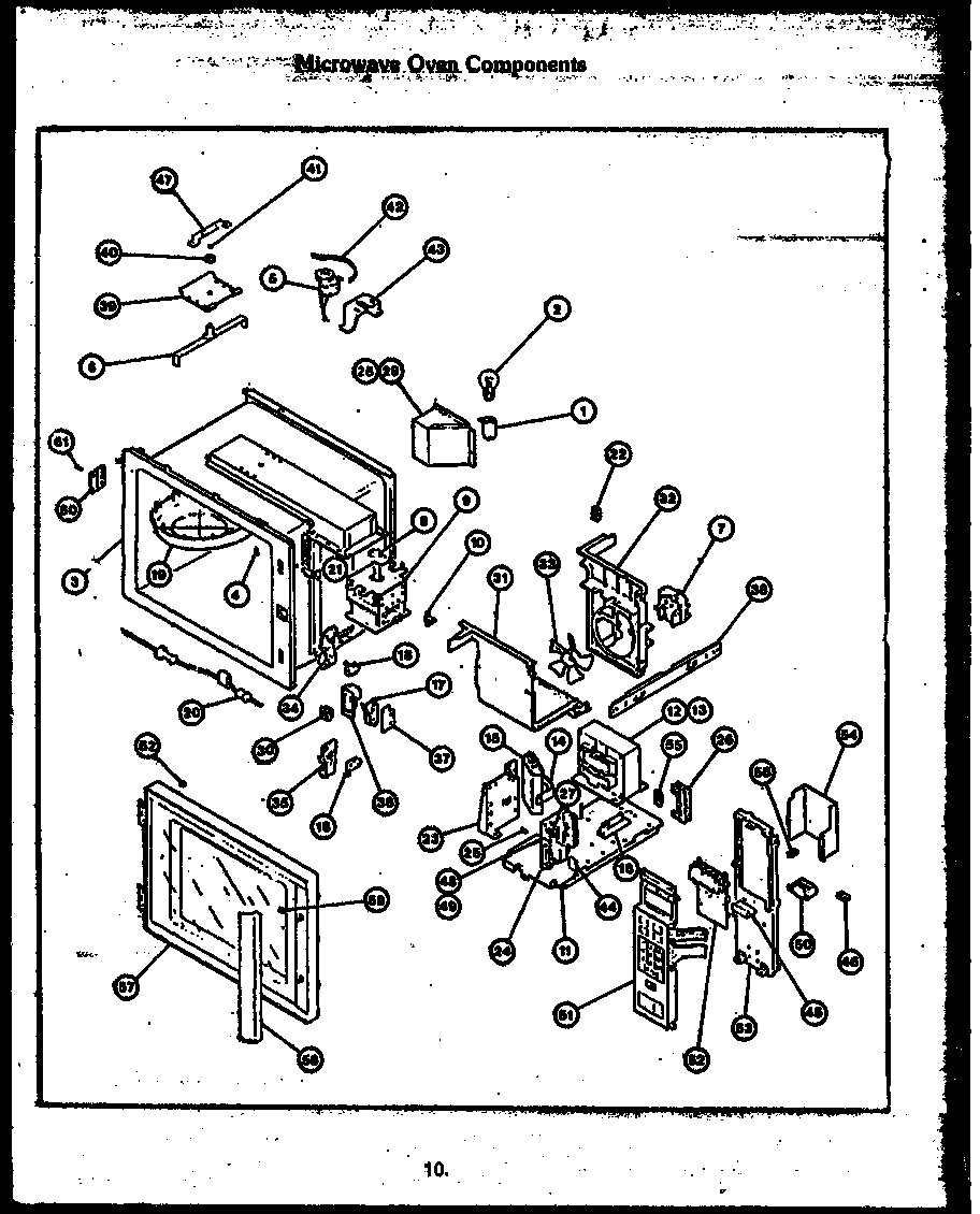 Microwave oven components (rks395)