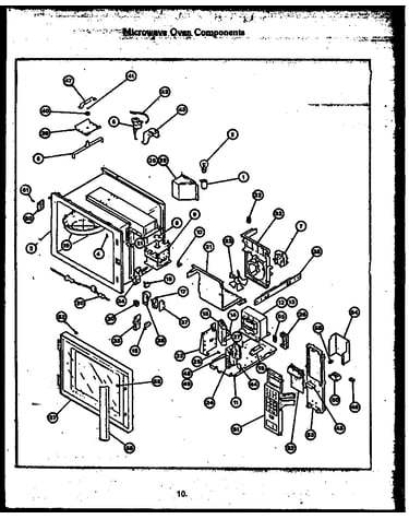 Microwave oven components (rks395)