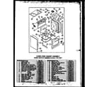 Caloric RKS-396 lower oven cabinet assembly diagram