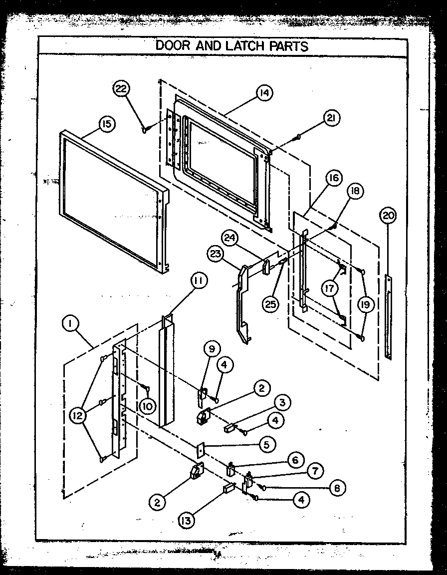 DOOR AND LATCH PARTS