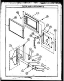 Door and latch parts