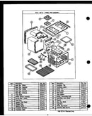 Main top/lower oven assembly