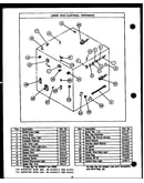 Lower oven electrical components