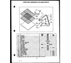 Amana SAP39AA lower oven components with spark ignition (gak39aa) (sak39aa) (gak39da) (sak39da) (gbk39aa) (sbk39aa) (gbk39fa) (sbk39fa) diagram