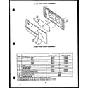 Amana SAP39AA plain oven door assembly (gal39aa) (sal39aa) (gap39aa) (sap39aa) (gak39aa) (sak39aa) (gbl39aa) (sbl39aa) (gbp39aa) (sbp39aa) (gbk39aa) (sbk39aa) diagram