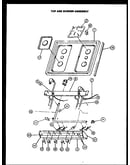 Top and burner assembly (rlt-356) (rlt-359) (rlt-370) (rmt-370) (rlt-371) (rmt-381)