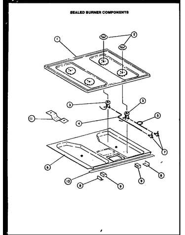 Sealed burner components (rmt-370) (rlt-371) (rmt-381)