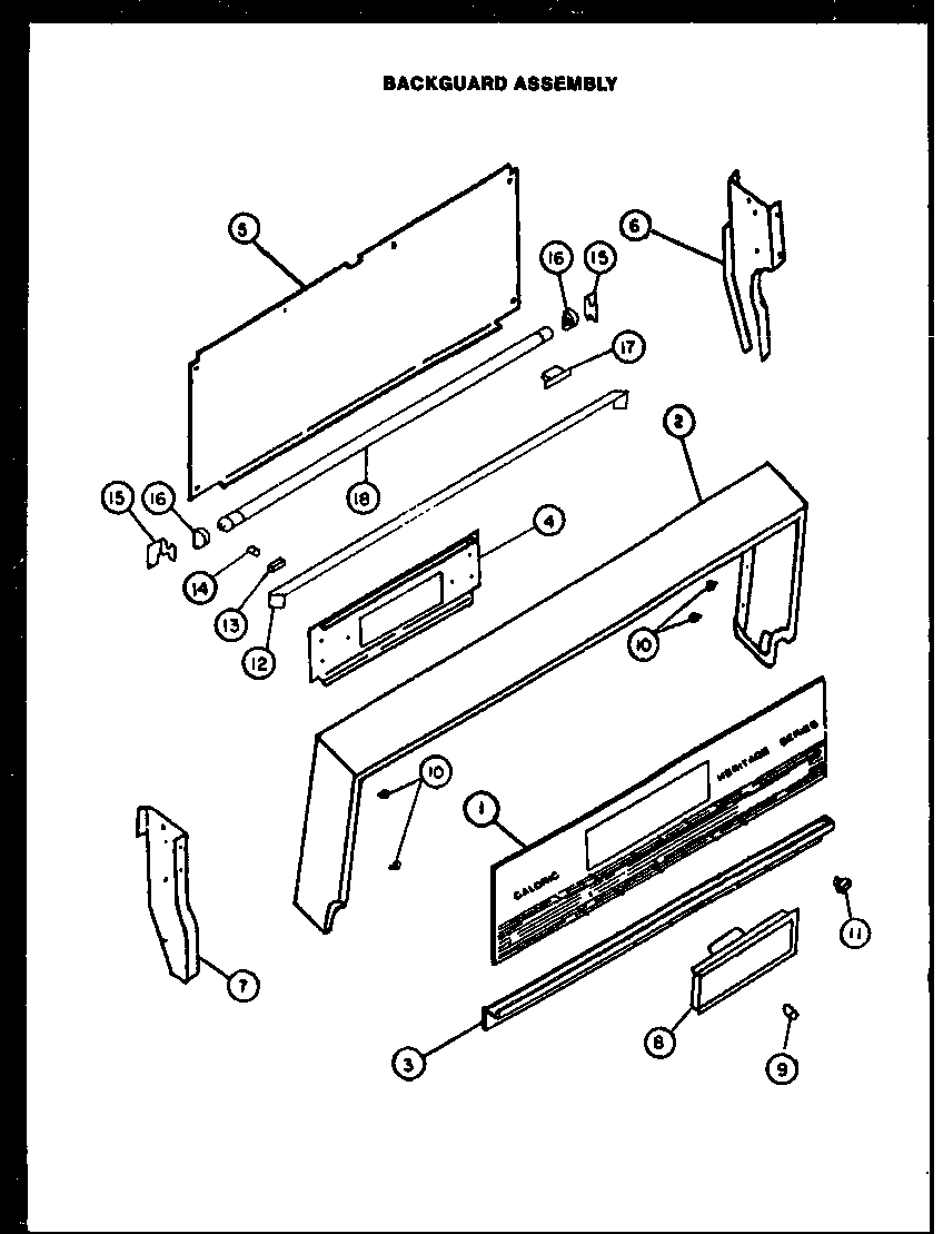 BACKGUARD ASSEMBLY