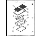Modern Maid PHU185NW grille module assembly diagram